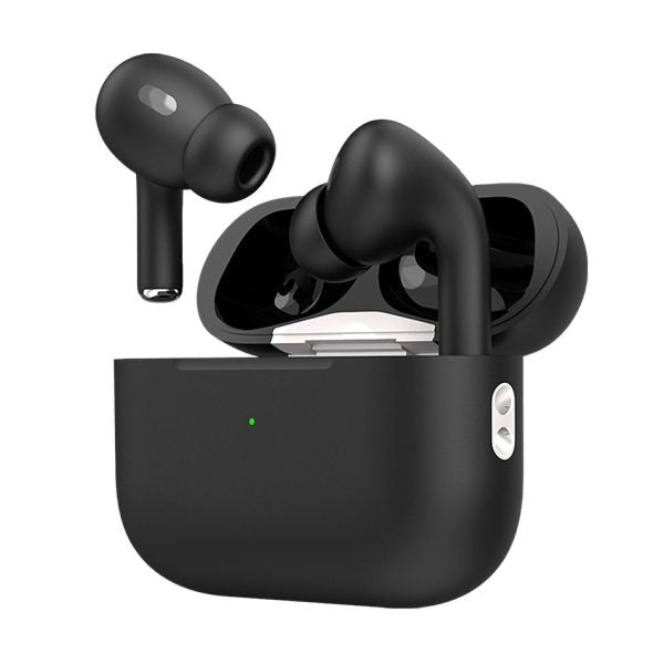 Premium Black Wireless Earbuds with ANC & Long Battery