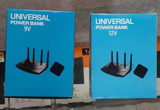 WiFi Router Power Bank 20000mAh – Dual Voltage Backup