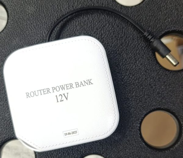 WiFi Router Power Bank 20000mAh – Dual Voltage Backup