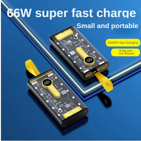 Fast Charging Cable 66W – Type-C & iPhone, Golden TPE