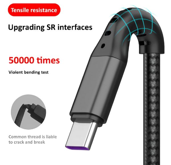 3-in-1 Fast Charging Cable with Lightning, Micro USB, and Type-C