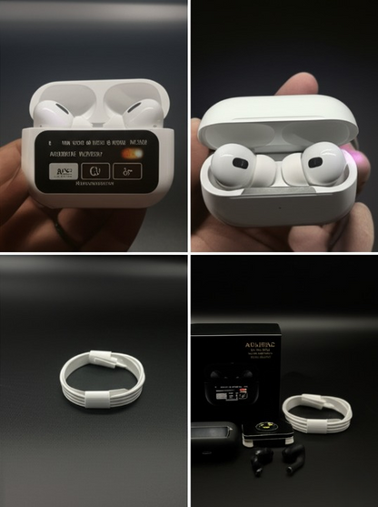 ANC Wireless Earbuds with Touch Control & Display Case