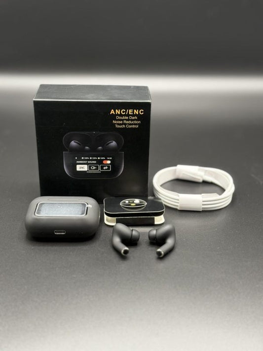ANC Wireless Earbuds with Touch Control & Display Case