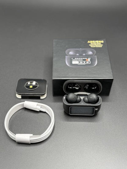 ANC Wireless Earbuds with Touch Control & Display Case