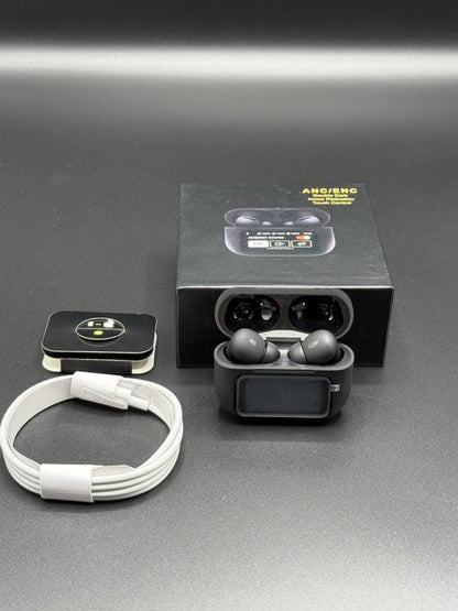 ANC Wireless Earbuds with Touch Control & Display Case