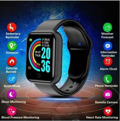 D20 Ultra Smartwatch with Health & Fitness Tracking