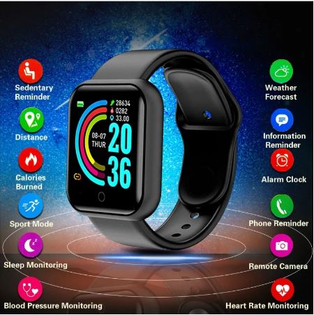 D20 Ultra Smartwatch with Health & Fitness Tracking