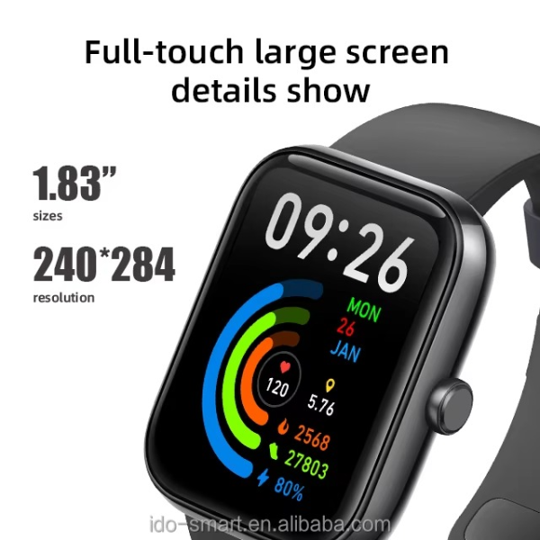 H20 Smartwatch with Full Health Tracking & Waterproof Design