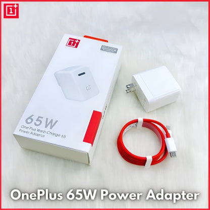 OnePlus 65W Warp Charge Adapter – Type-C Fast Charger