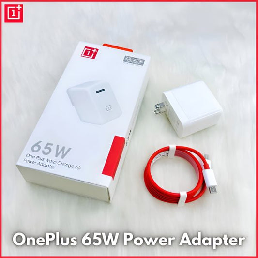 OnePlus 65W Warp Charge Adapter – Type-C Fast Charger