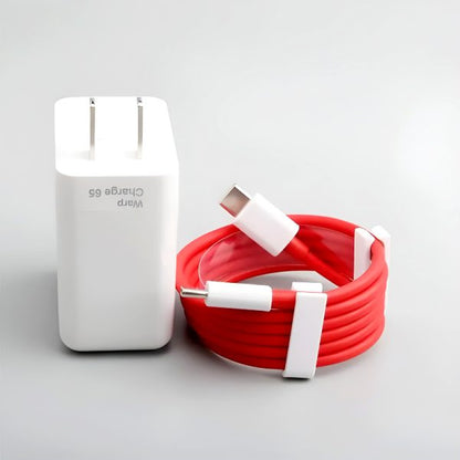 OnePlus 65W Warp Charge Adapter – Type-C Fast Charger