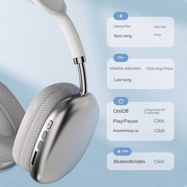 P9 Wireless Bluetooth Headphones with Mic