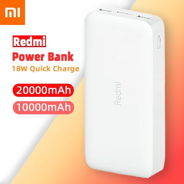 Mi 20000mAh Power Bank – Dual Input/Output, 18W Fast Charge