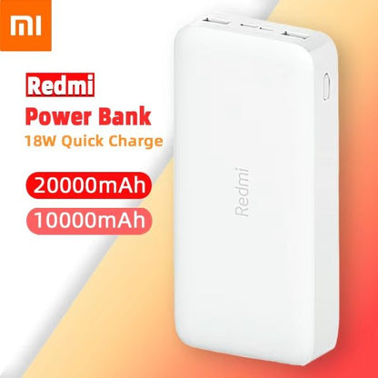 Mi 20000mAh Power Bank – Dual Input/Output, 18W Fast Charge