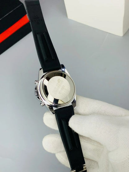 Rolex Oyster Perpetual Black Dial with Rubber Strap