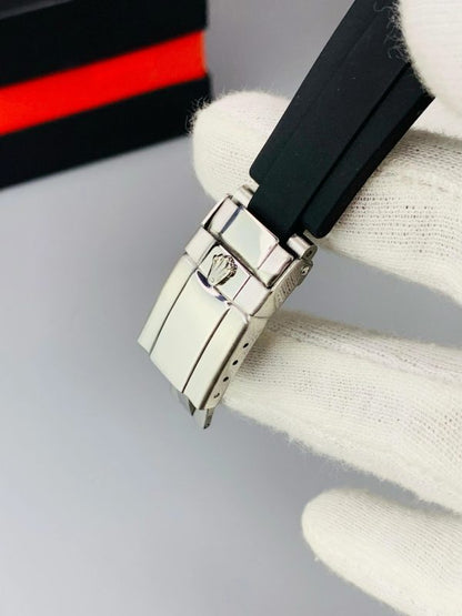 Rolex Oyster Perpetual Black Dial with Rubber Strap