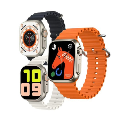 t800 1.99" Smartwatch with Titanium Case & Dual Bluetooth