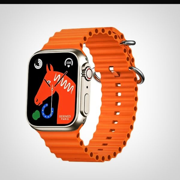 t800 1.99" Smartwatch with Titanium Case & Dual Bluetooth