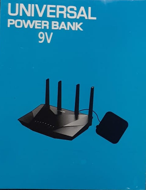 WiFi Router Power Bank 20000mAh – Dual Voltage Backup