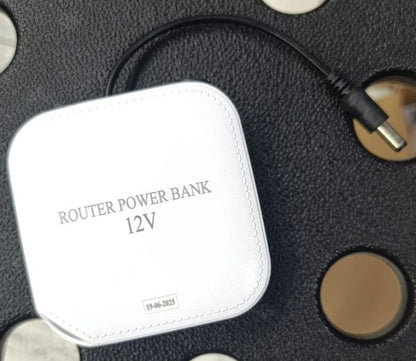 WiFi Router Power Bank 20000mAh – Dual Voltage Backup
